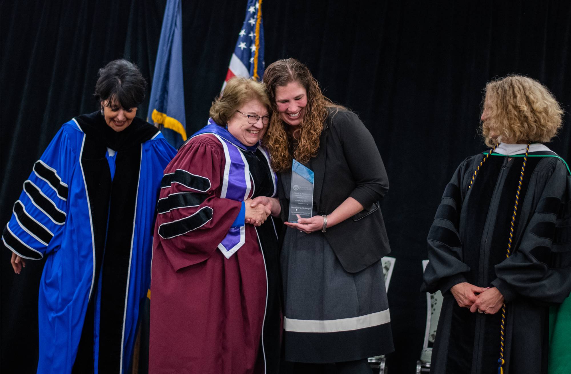KCON Dean and Student at Graduation